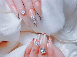 ネイル M🌷nail 長さだし専門店のネイルデザイン