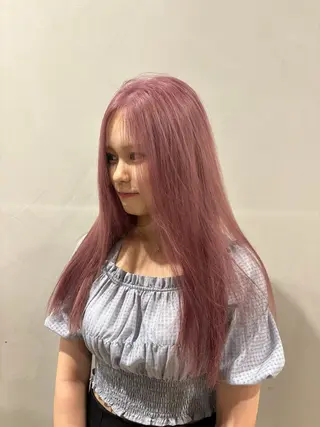 ロング カラー ヘアアレンジ 派手髪/ハイトーン RIN🩵ྀིのヘアスタイル