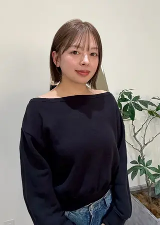 ミディアム nakahara madokaのヘアスタイル