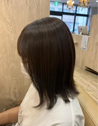 ミディアム カラー gabi hair LOOB所属・hina ★秋葉区★のヘアスタイル