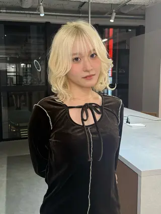 カラー 🍎森貝洋亮🍎 ブリーチカラー特化のヘアスタイル