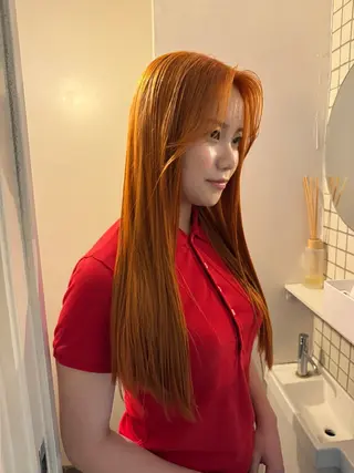 ロング カラー 海外風/暖色🧡 /Unaのヘアスタイル