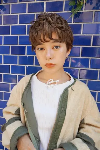 ショート カラー コジマ ダイスケのヘアスタイル