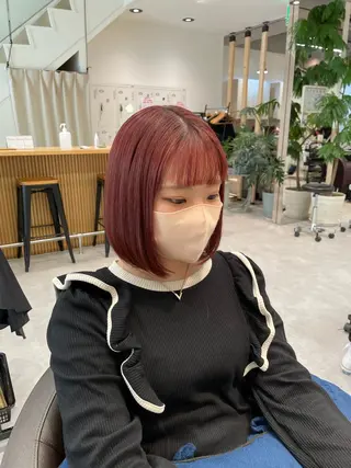 カラー ピンクカラー🎀/ ミルクティー🍼花音のヘアスタイル