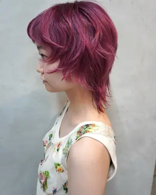 カラー yll所属・似合わせ/ハイトーン /中目黒/さくらのヘアスタイル