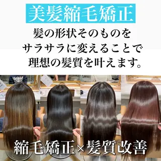 ロング 美髪縮毛矯正🤍 髪質改善/Shinaのヘアスタイル