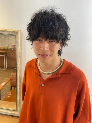 ミディアム 渋谷 メンズヘア⭐️ タニグチヨシユキのヘアスタイル