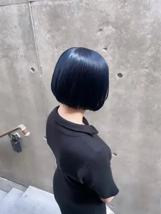 ショート LEF TATEMACHI所属・西山祐生/ハイトーン /ケアブリーチ/艶髪のヘアスタイル