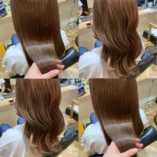 ロング カラー 艶カラー/韓国顔周り 🎀mamiのヘアスタイル