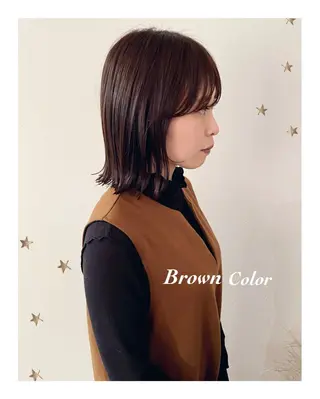 ミディアム カラー salon AKIRA所属・市川 千夏のヘアスタイル