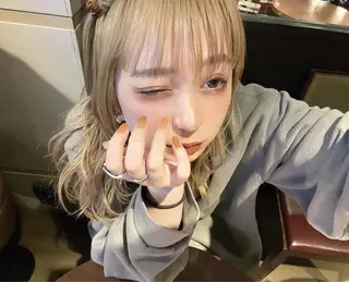 ミディアム 山崎/ボブ縮毛矯正 レイヤー髪質改善のヘアスタイル