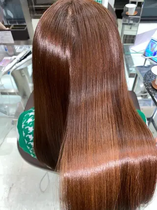 ロング カラー クロスパーマ🥇韓国 ヘア🇰🇷濵田航希のヘアスタイル