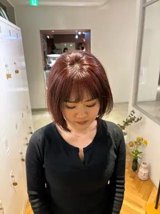 ミディアム カラー yuna / tsunaguのヘアスタイル