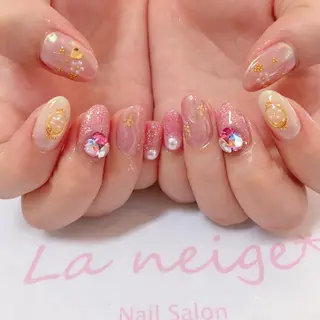 ネイル La neige* yuki 🥯🍑のネイルデザイン