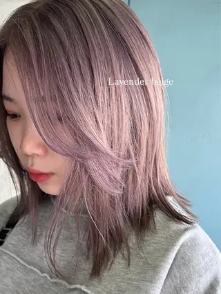 セミロング Terve. 水野 菜々香のヘアスタイル