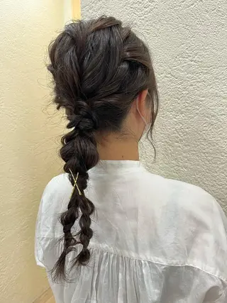 セミロング YURI🐏脱縮毛× くせ毛活かすスタイルのヘアスタイル