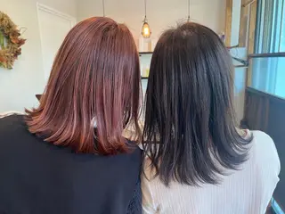 セミロング カラー HairRoom辻堂 Yuyama🕊のヘアスタイル