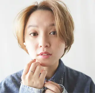 ショート カラー ショートボブ縮毛矯正 髪質改善のプロ山道潤のヘアスタイル