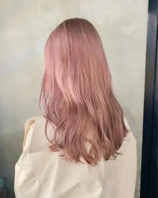 ミディアム カラー ハイトーン/ MANA♡のヘアスタイル