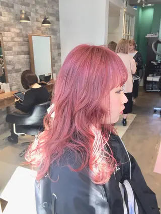 セミロング 所渉/韓国レイヤー /ウルフカットのヘアスタイル