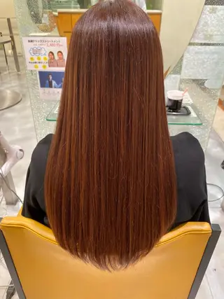 ロング 三田 豪のヘアスタイル