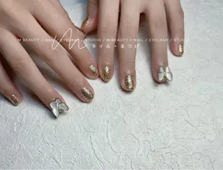 ネイル M🌷nail 長さだし専門店のネイルデザイン
