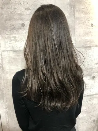 ロング カラー a rikaのヘアスタイル