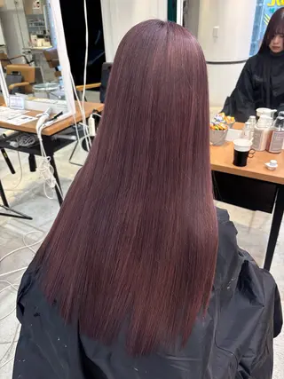 ロング カラー 韓国・網紅 🦋HONOKA🦋のヘアスタイル