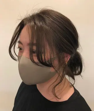ミディアム カラー カノエ 乃木店のヘアスタイル