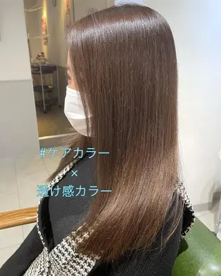 セミロング カラー eins.hair所属・過去一の柔髪ヘア 🌿einshairのヘアスタイル