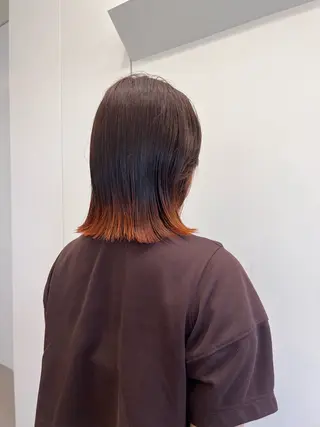 ミディアム カラー 似合わせカット🫧 /パーマRINAのヘアスタイル