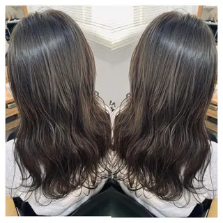 ロング カラー 村山 茉衣のヘアスタイル