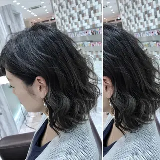 ミディアム カラー 柿沼  洸太のヘアスタイル