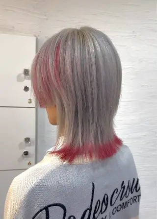 カラー CHROMAN by become所属・RYUKI/ 複雑履歴ハイトーンのヘアスタイル