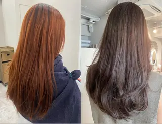 ロング 佐々木 雪菜のヘアスタイル