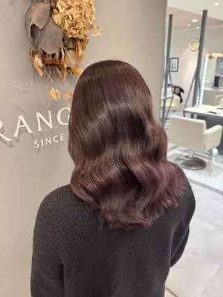 セミロング 巻ける美髪矯正/ 韓国ヘア/yutaのヘアスタイル