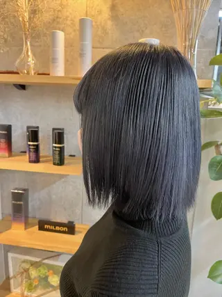 ミディアム カラー ハイトーンカラ ー/小川のヘアスタイル