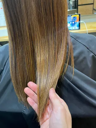 ロング カラー パーマ ヘアアレンジ メンズ キッズ ネイル マツエク・マツパ アイブロウ times salon名駅所属・久木原 ゆりのヘアスタイル