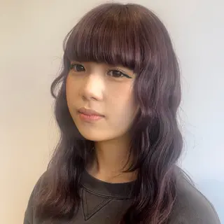 ロング カラー ベージュカラー⌇﻿ くびれヘア.𐙚心音のヘアスタイル