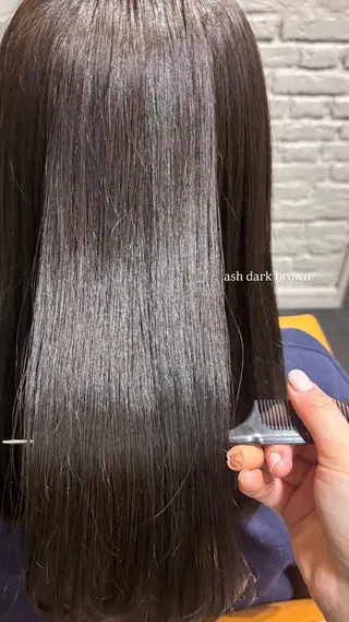 ミディアム カラー tastydoor/ 宮﨑衣知花のヘアスタイル