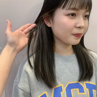 ロング カラー ヘアアレンジ 顔周りカット/アレン ジ/カラー小野寺紗良のヘアスタイル