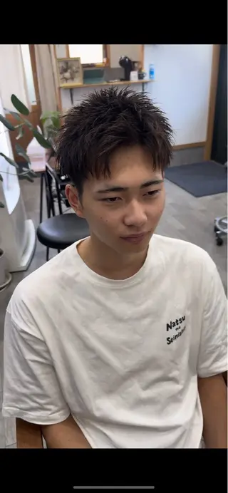 メンズ ＆tigre 佐藤秀太のヘアスタイル