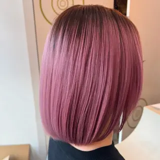 ミディアム カラー 透明感ハイトーン 🫧Yukinoのヘアスタイル