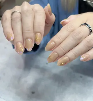 ネイル 北浦和 自爪育成ケアのネイルデザイン