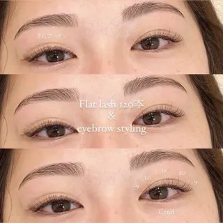 アイブロウ eyelash/✴︎ BEGINフカワのマツエク・マツパデザイン