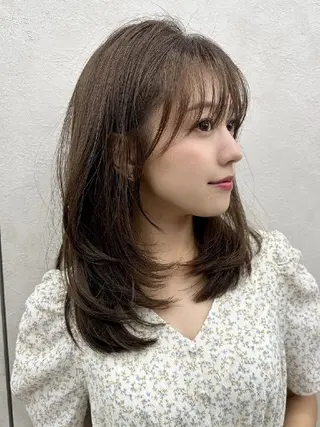 カラー ショート 髪質改善/韓国ヘア /透明感カラー🧸のヘアスタイル