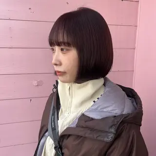 ショート カラー ベージュカラー⌇﻿ くびれヘア.𐙚心音のヘアスタイル