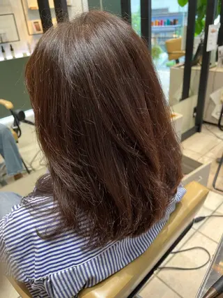 セミロング カラー PREVIA銀座渡辺 真矢のヘアスタイル
