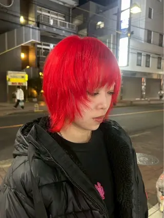 ショート カラー mina by ONE's KYOGOKU所属・🌟推し再現カラー 🌟TOMOKA🐺のヘアスタイル