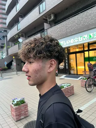 パーマ メンズ Men's NAM 八角のヘアスタイル